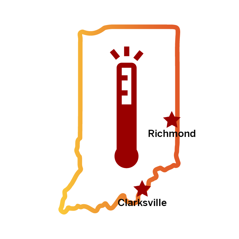 Neighborhood-scale heat map.